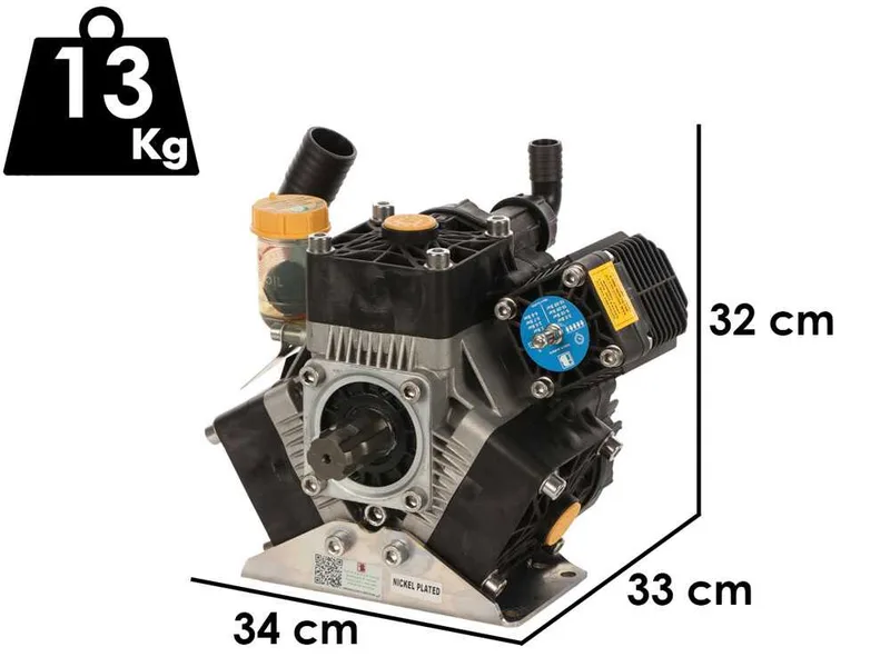 Bertolini Pumps POLY 2105 VS - Pompe à basse pression pour désherbage sur tracteur - Version pour acides et produits chimiques