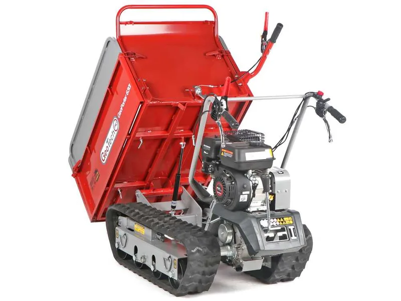GeoTech Pro GeoPorter 630E - Brouette à moteur sur chenilles - Benne extensible 600Kg