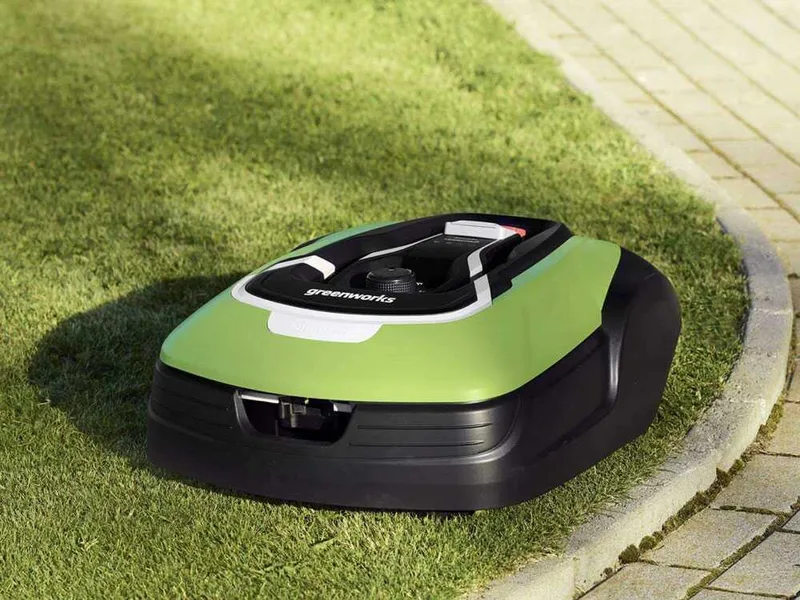 Greenworks OPTIMOW 10 GRL110 - Robot tondeuse - Avec câble périphérique