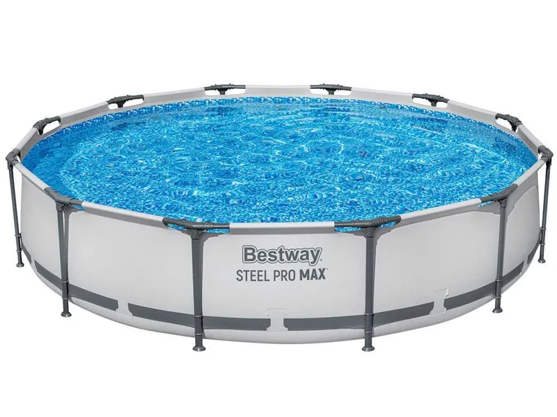 Bestway Steel Pro Max 56416 - Ø366x76 cm - Piscine ronde pour 5-6 personnes