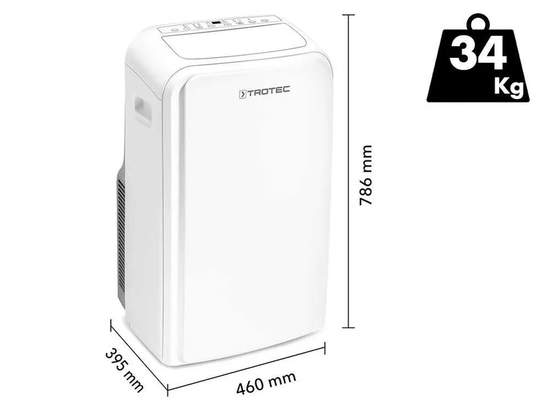 Trotec PAC 3500 SH - Climatiseur mobile - 4 en 1 - 12 000 BTU