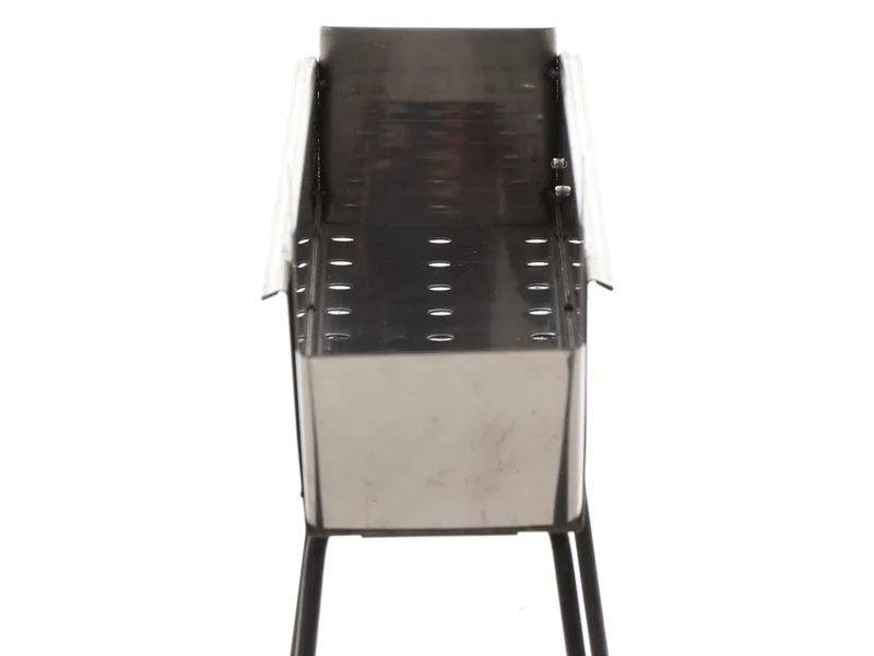 Cruccolini Inox 75 cm - Barbecue spécial pour brochettes à charbon