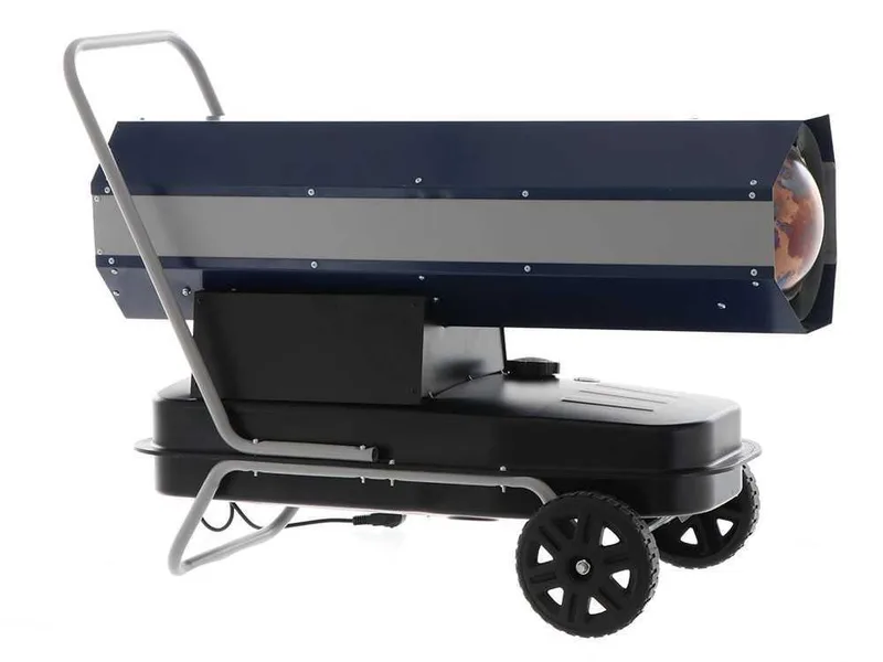 BullMach BM-DDH 60 - Générateur d'air chaud diesel - à combustion directe - sur chariot - 60kW