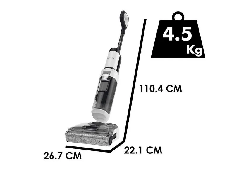 Tineco Floor One S5 Stretch Extreme - Autolaveuse smart à batterie - 3 en 1 : lave, sèche et aspire