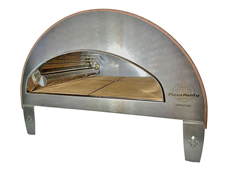 Pizza Party Ispirazione - Four à pizza à gaz d'extérieur - Chambre de cuisson 60 x 70 cm - Sole en biscotto réfractaire