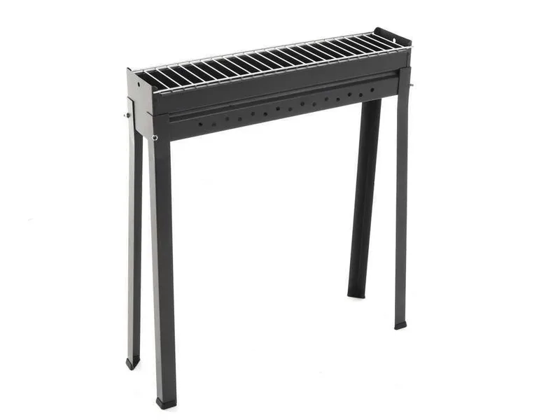 Mille BBQ-60 Classic - Grille pour brochettes à charbon - 60x15 cm