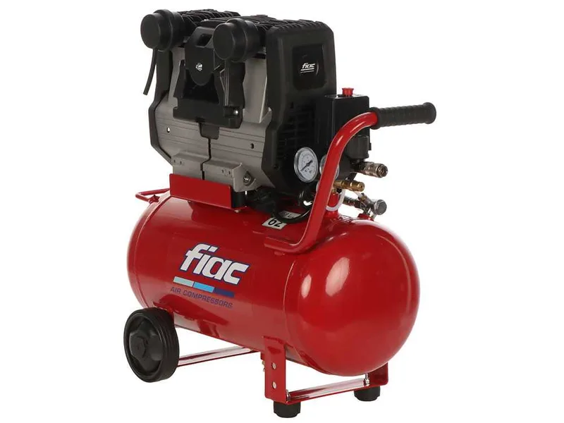 FIAC Xilence 24 XS258 - Compresseur d'air électrique monophasé insonorisé - Oil-less - Moteur 2 CV - 24 L