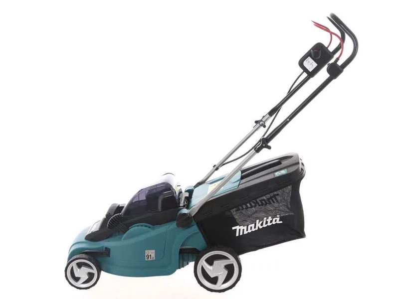 Tondeuse à gazon électrique avec batterie 2 X 4 Ah Makita DLM380PM2 - tondeuse 2 en 1 - 38 cm