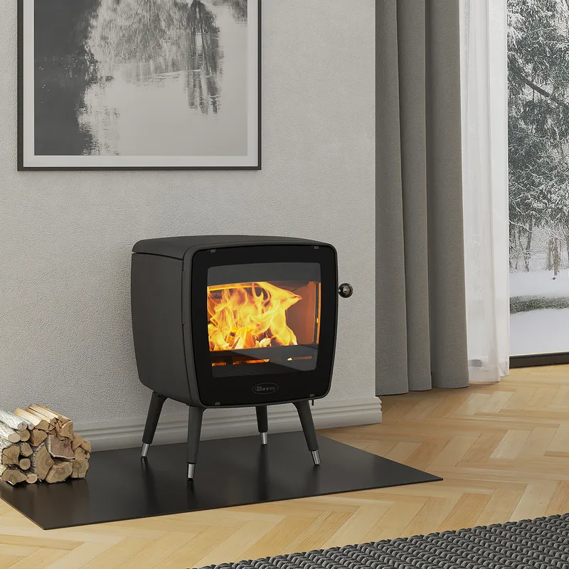 Dovre Vintage 35 poêle à bois en fonte noir, type de construction 1