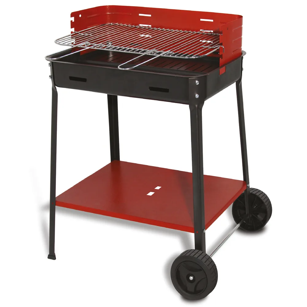 Mille Flavia c/r 55 - Barbecue à charbon en fer artisanal - 55,5x29,5 cm