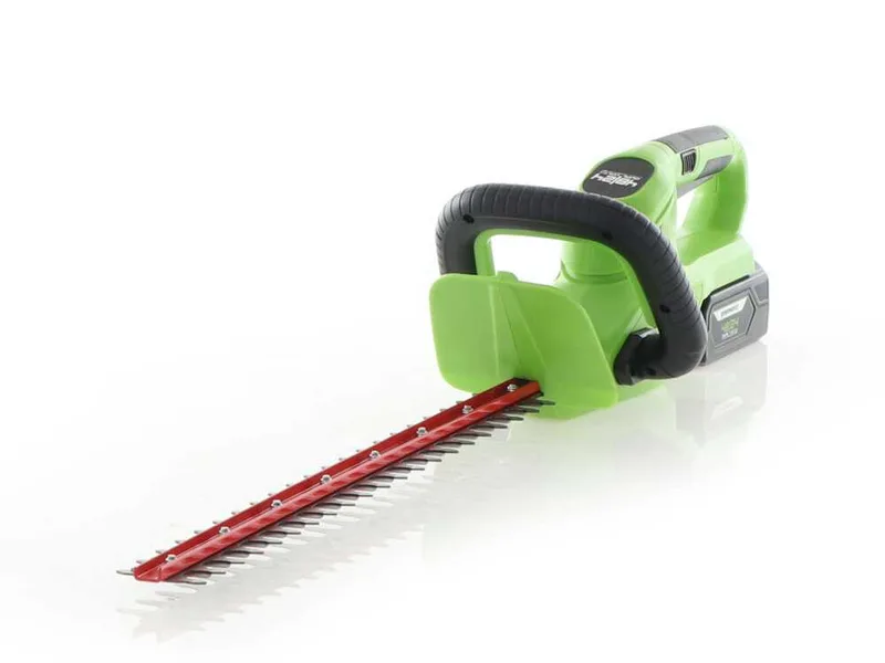 Greenworks G24HT56 - taille-haie à batterie au lithium 24 V/10 Ah - Lame de 56 cm