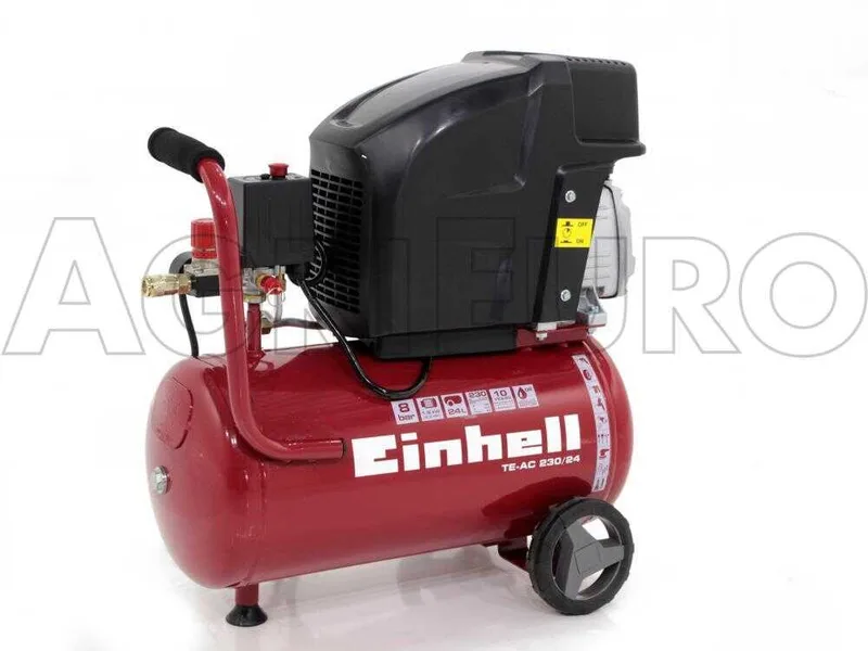 Einhell TE-AC 230/24 - Compresseur d'air électrique sur chariot - moteur 2 CV - 24 L