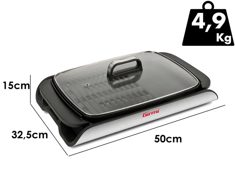 Girmi BQ91 - Barbecue électrique et grille