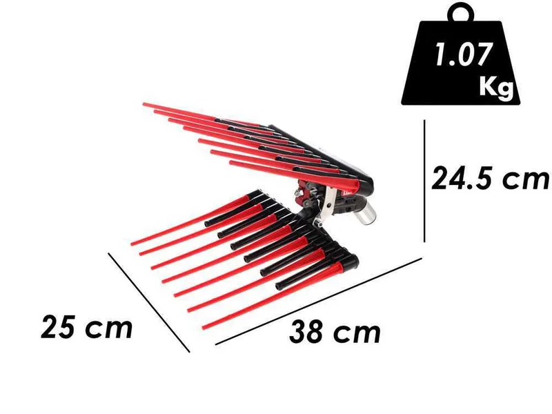 Lisam MG Turbo Evo - Peigne vibreur pneumatique - secoueur à olives 6 bars - 1800 battements par minute