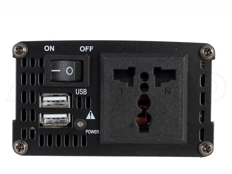 Telwin Converter 310 - Convertisseur à onduleur USB de courant de 12V CC à 230V CA - 2 ports USB - 300w