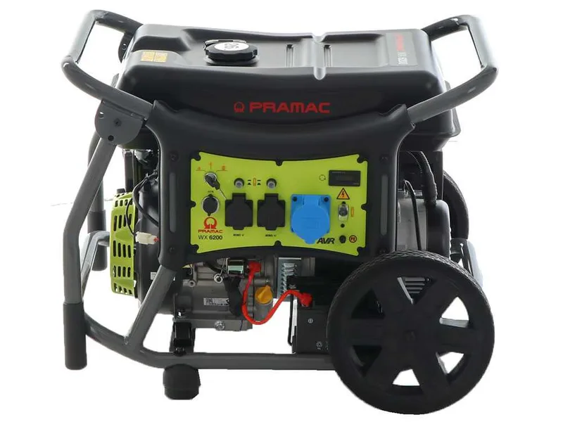 Pramac WX 6200 ES ATS - Groupe électrogène à essence sur chariot 5.8 kW - Continu 5.3 kW Monophasé + ATS
