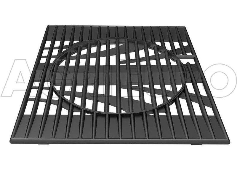 Grille en fonte avec anneau amovible - Culinary Modular