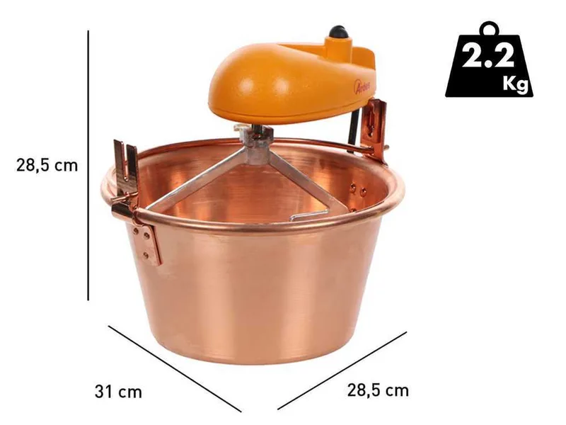 Ardes AR2480 - Chaudron électrique en cuivre - 3,5L - 15W