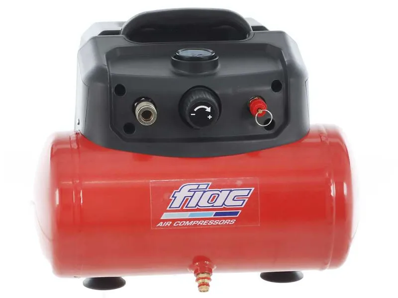 Fiac cuby 6/1110 - Compresseur d'air électrique portatif monophasé, oil-less - Moteur 1.5 CV - 6 L
