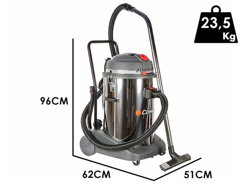 Comet CVP 378 X - Bidon aspirateur - 3 moteurs - Série Professionnelle