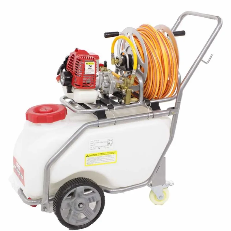 Pompe de Pulvérisation thermique sur chariot GeoTech SP 520 2S - moteur 2 temps à mélange
