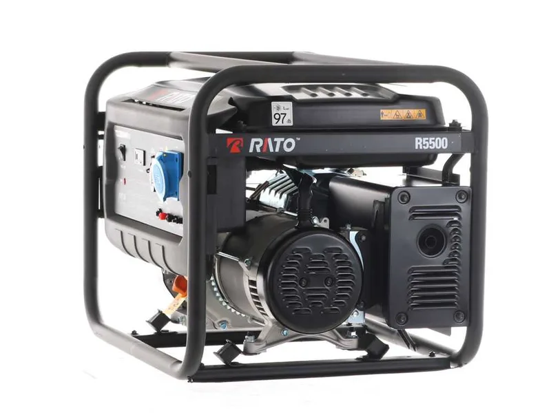 Rato R5500 AVR - Groupe électrogène à essence avec AVR 5,5 Kw - Continue 5 kW Monophasé