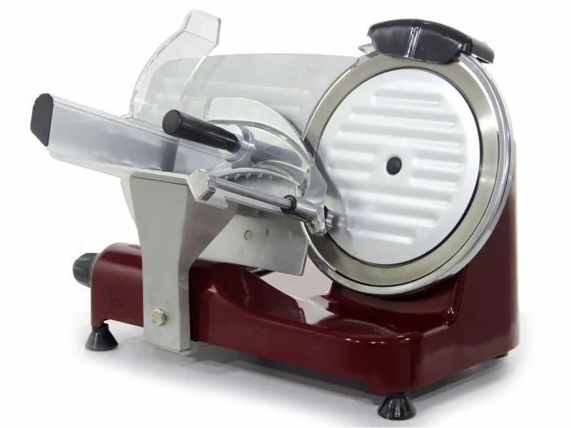 DCG AS2495 Rouge - Trancheuse avec lame de 250mm inox. Corps en aluminium moulé sous pression - 300W