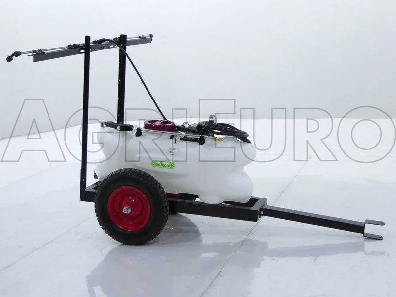 GeoTech CZ60D - Cuve de pulvérisation pour tracteur tondeuse - Pompe 12V - 60L