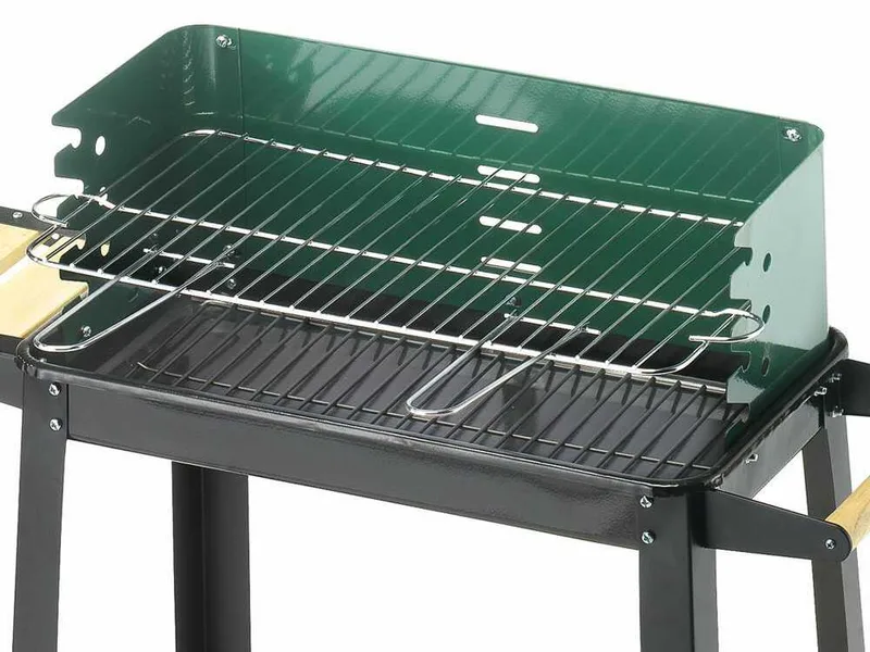 Ompagrill 50-25 Green/W - Barbecue à charbon