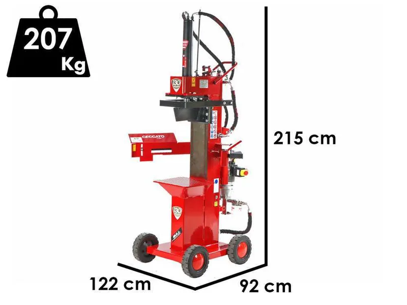 Ceccato BULL SPLE13R4T - Fendeuse électrique - Verticale - 400V