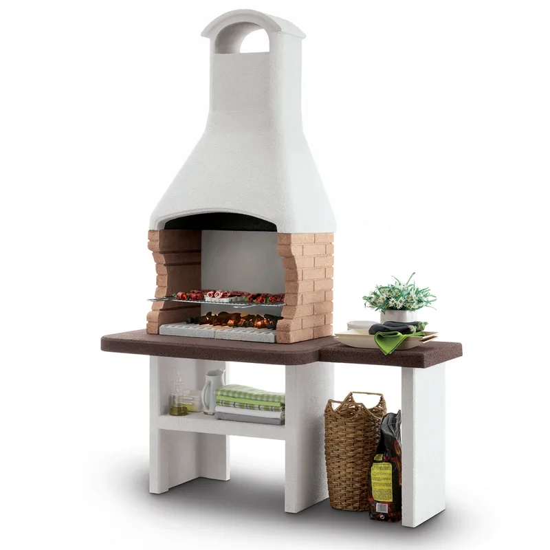 Palazzetti Jesolo 2 - Barbecue à bois et charbon en maçonnerie