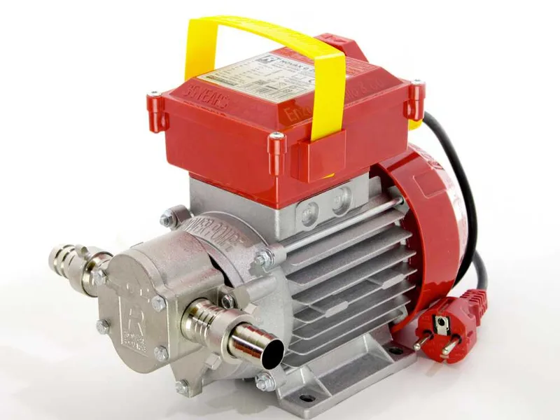 Rover Novax G 20 – Pompe électrique de transfert d’huile à engrenages en alliage anticorrosion – 0,6 CV