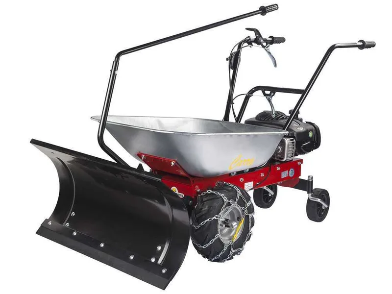 Accessoire lame à neige frontale 85 cm pour brouette motorisée Eurosystems Carry