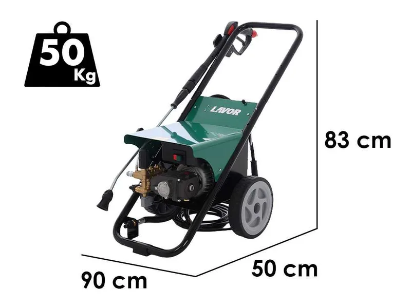 Lavor Donec R 2015 LP - Nettoyeur haute pression à eau froide professionnel - 230 bars max - 900 l/h - Pompe professionnelle 1450 RPM