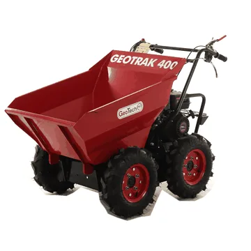 Brouette à moteur GeoTech Pro GEOTRAK 400 - benne dumper 400 kg - 4 roues motrices