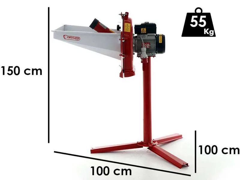 Ceccato Olindo M 4 - Moulin électrique professionnel avec trémie - 3000W