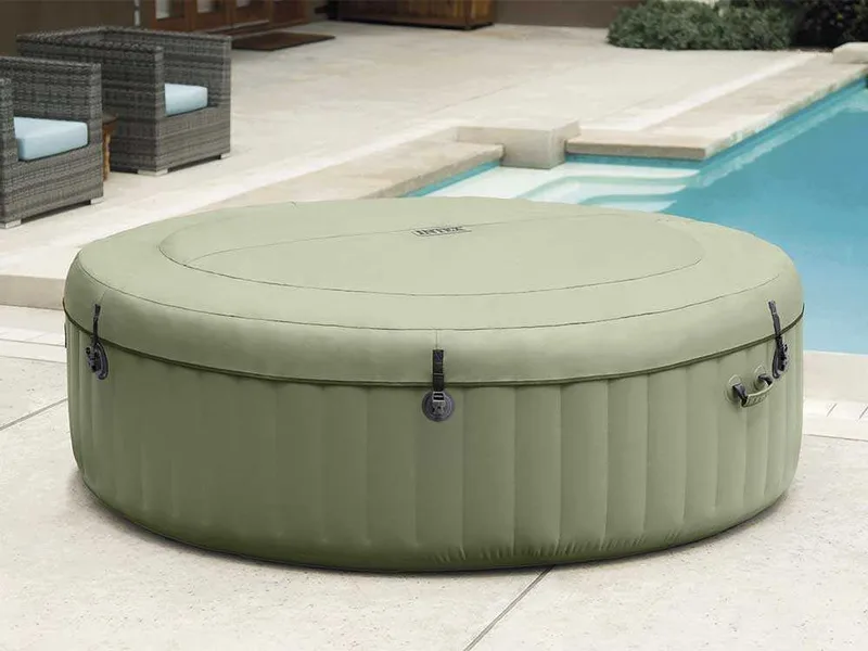 Intex Rotonda Bubble Massage 28412NP - Ø236x71 cm - Spa gonflable à hydromassage