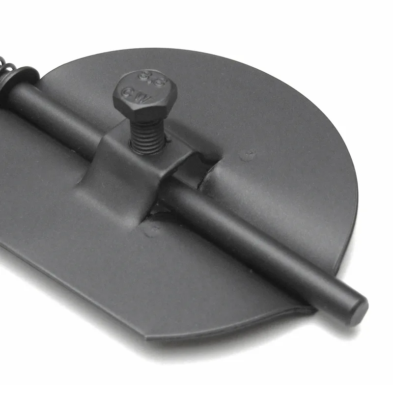 Raik Basic modérateur de tirage 150mm gris fonte pour tuyau de fumée / conduit de fumée