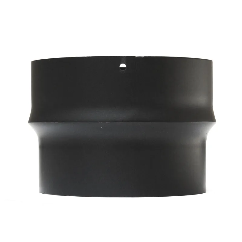 Raik Basic extension 130mm – 160mm noir pour tuyau de fumée / conduit de fumée