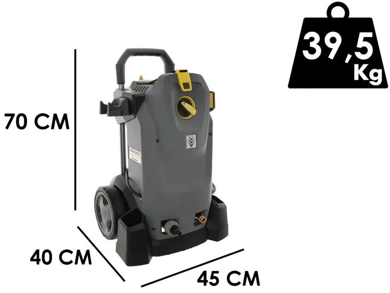Nettoyeur haute pression à eau froide Karcher Pro HD 8/18-4 M - Pression 270 bars Max - triphasé