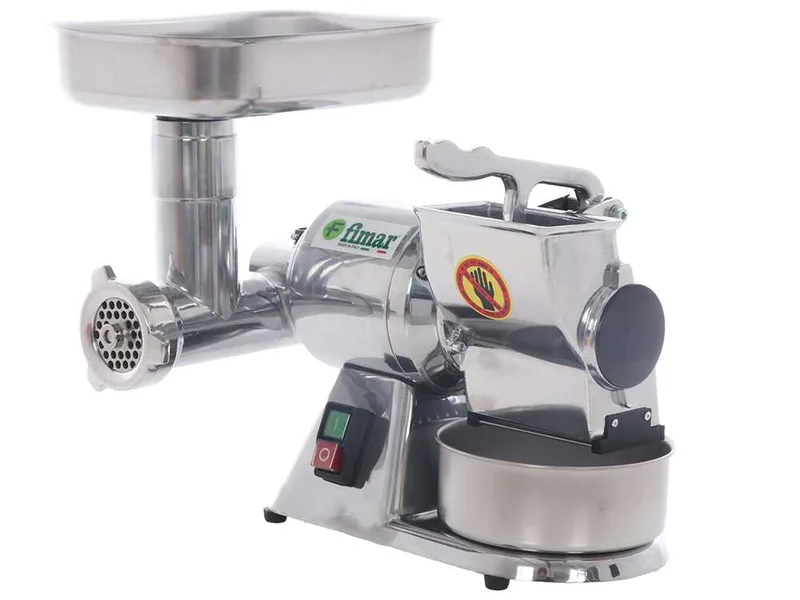 Fimar AB8D - Hachoir à viande électrique - Râpe intégrée - 230 V - 1 CV - Groupe de hachage externe