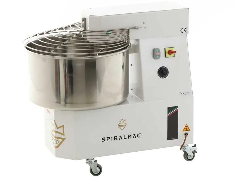 Pétrin à spirale triphasé SPIRALMAC SV44 - 2 Vitesses - 44 Kg - 3 CV