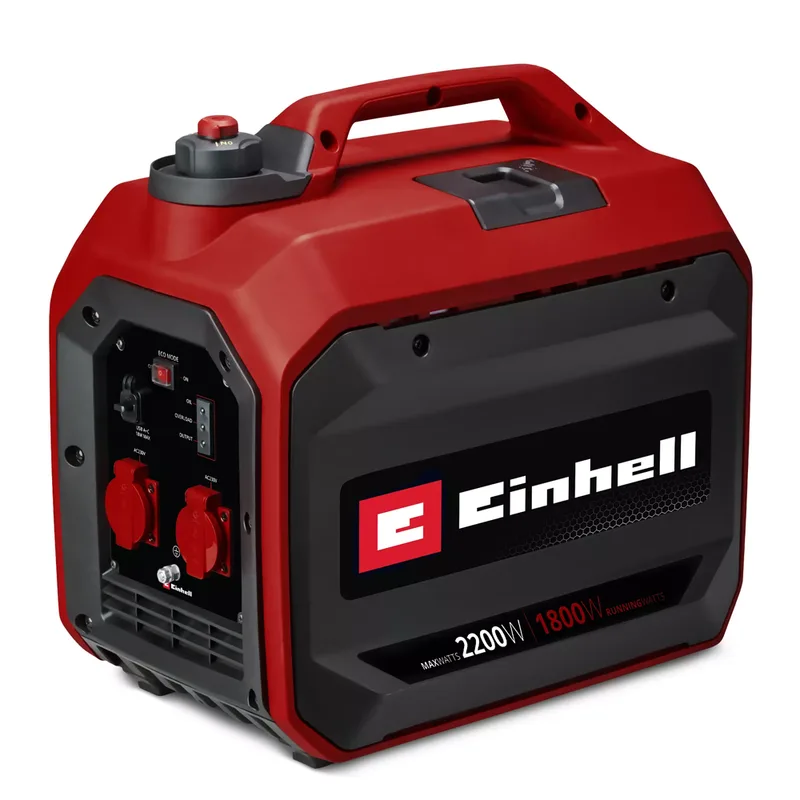 Einhell TC-IG 2200 - Groupe électrogène inverter à essence de 1.9 kW - Continu 2.2 kW Monophasé
