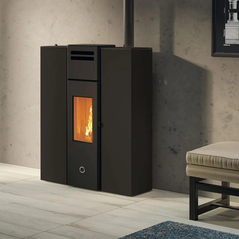 EK63 Cell 80+ Evo Poêle à granulés acier noir