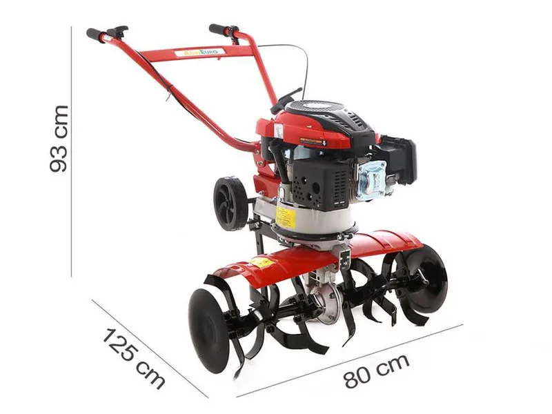 Motobineuse Rotalux 52A L60 avec fraise 75 cm - moteur Loncin de 196 cm3 - 1 vitesse avant