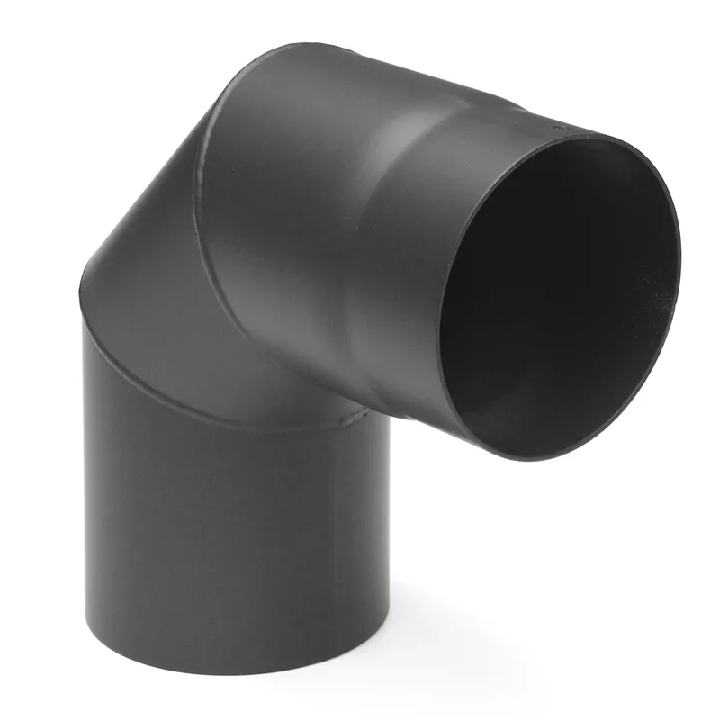 Raik Basic coude de tuyau de fumée 160mm gris fonte 90° sans porte pour tuyau de fumée / conduit de fumée