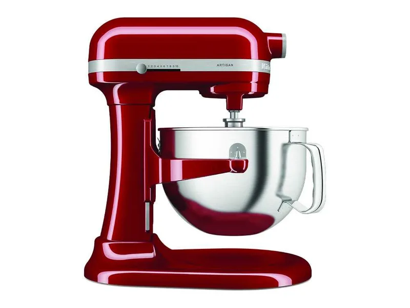 KitchenAid Artisan 5KSM60SPX-EER Rouge - Batteur mélangeur planétaire avec cuve amovible