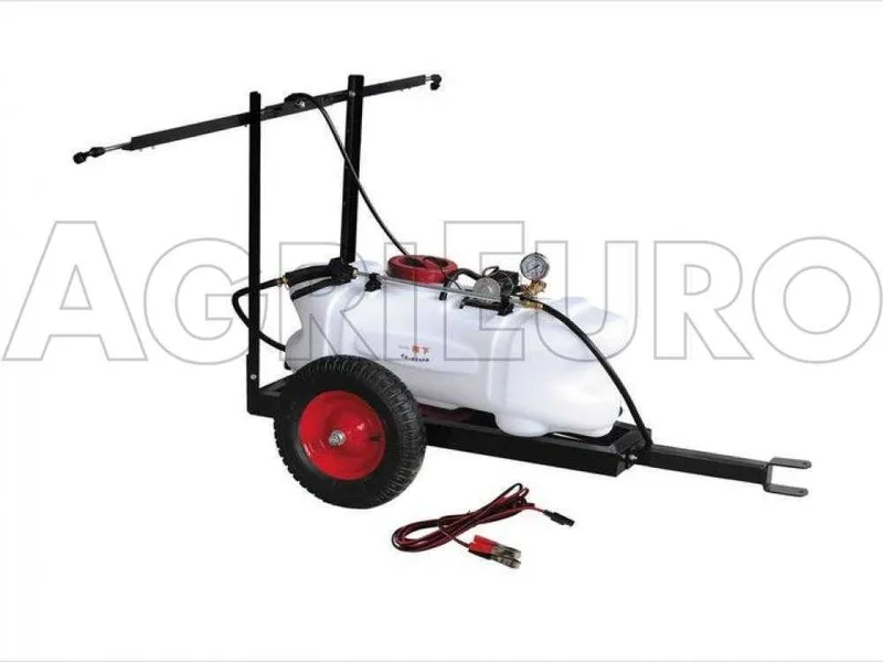 GeoTech CZ60D - Cuve de pulvérisation pour tracteur tondeuse - Pompe 12V - 60L