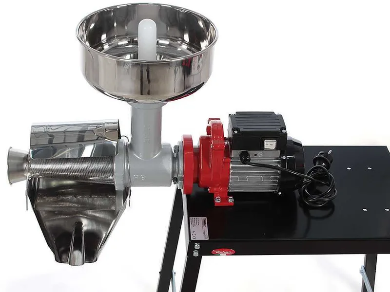 Reber 9011 NX - Épépineuse avec table N.5 INOX - Moteur à induction de 400 W