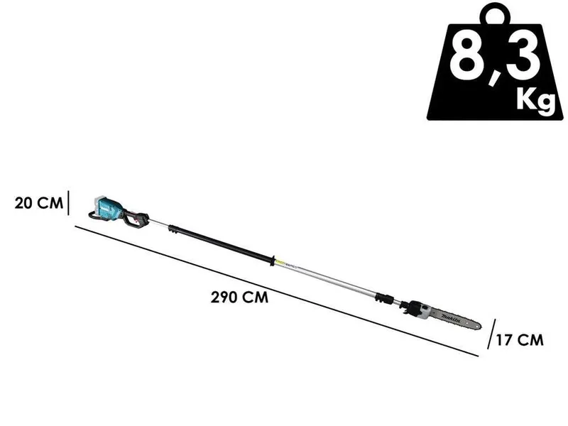 Perche élagueuse à batterie Makita DUA301Z